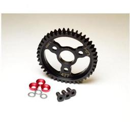 Click here to learn more about the Hot Racing Steel Spur Gear (42T 1.0 Mod)(Red): Traxxas.