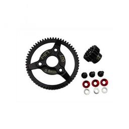 Click here to learn more about the Hot Racing Steel Pinion and Spur Gear (18t/60t 32p)(Red):TRA.