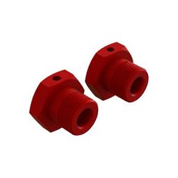 Click here to learn more about the ARRMA AR310904 Aluminum Wheel Hex 17mm Red (2).