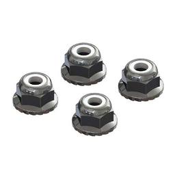 Click here to learn more about the ARRMA AR708008 Flanged Nyloc Locknut 4mm Silver (4).