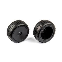 Click here to learn more about the Team Associated Front Narrow Mini Pin Tires, mounted:14B,14T.