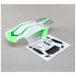 Click here to learn more about the Losi Body Set, Painted: TENACITY T WHITE/GREEN.