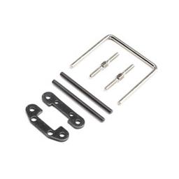 Click here to learn more about the Losi Front Hinge Pin & Brace Set: SuperRockRey.
