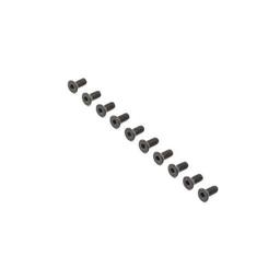 Click here to learn more about the Losi Flat Head Screws, Stl, BO, M4 x 10mm (10).