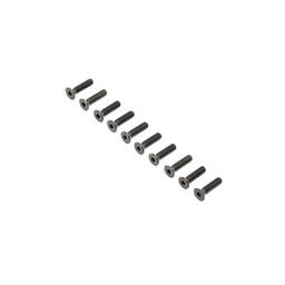 Click here to learn more about the Losi Flat Head Screws, Stl, BO, M4 x 16mm (10).