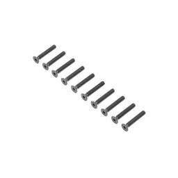 Click here to learn more about the Losi Flat Head Screws, Stl, BO, M4 x 25mm (10).