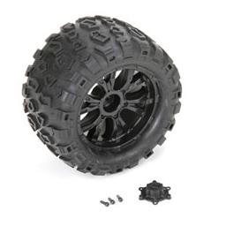 Click here to learn more about the Losi Wheel and Tire Mounted (2): TEN MT.