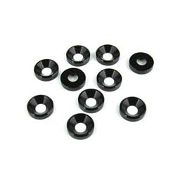Click here to learn more about the TEKNO RC LLC M4 Countersunk Washers (Black Anodized, 10pcs).