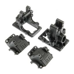 Click here to learn more about the TEKNO RC LLC Bulkhead Set (front and Rear, revised): EB410.