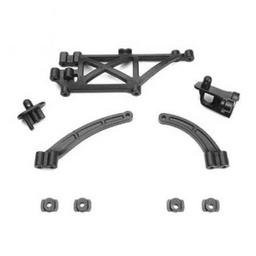 Click here to learn more about the TEKNO RC LLC Chassis Brace/Body Mount Set: EB410.