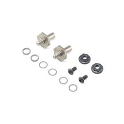 Click here to learn more about the Team Losi Racing Front Axle Set, Aluminum 1mm Adj, 12mm Hex: 22 4.0.