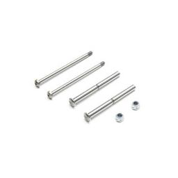 Click here to learn more about the Team Losi Racing Front Hinge Pin and King Pin Set, Polished: All 22.