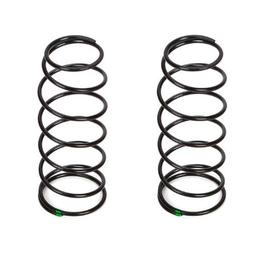 Click here to learn more about the Team Losi Racing 16mm FR Shk Spring, 4.8 Rate, Green (2): 8B 3.0.