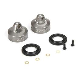 Click here to learn more about the Team Losi Racing 16mm Bleeder Shock Caps, Aluminum (2): 8 & 8T 4.0.