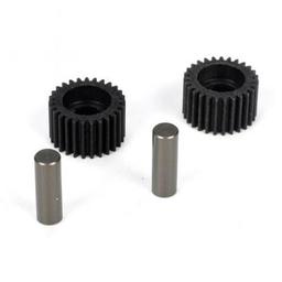 Click here to learn more about the Team Losi Racing Idler Gear & Shaft (2): 22.