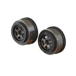 Click here to learn more about the ARRMA AR510098 SC 2.2"/3.0" Wheel 14mm Hex Blk Chrome(2).