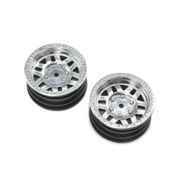 Click here to learn more about the Axial 1.9 KMC Machete Wheel - Satin Silver (2pcs).