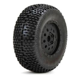 Click here to learn more about the Losi Premount Eclipse Tire/Wheel Front (2): XXX-SCT.