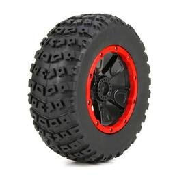 Click here to learn more about the Losi Left & Right Tire (1ea), Premounted: 1:5 4wd DB XL.