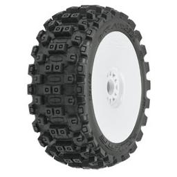 Click here to learn more about the Pro-line Racing Badlands MX M2 1:8 Buggy MTD White Wheels F/R.