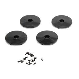 Click here to learn more about the Team Losi Racing Wheel Disk, Black w/Screws (4): 22SCT/2.0.