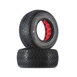Click here to learn more about the AKA PRODUCTS, INC. 1:10 SC CHAINLINK Wide (Clay) w/ Red Insrt.