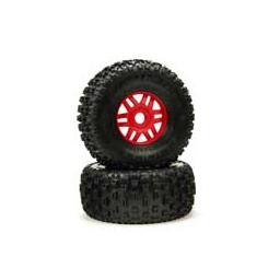 Click here to learn more about the ARRMA DBOOTS ''Fortress'' Tire Set Glued (Red) (2pcs).
