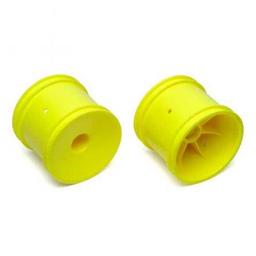Click here to learn more about the Team Associated Truck Hex Wheels, yellow.