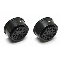 Click here to learn more about the Team Associated KMC Hex Wheels, black.