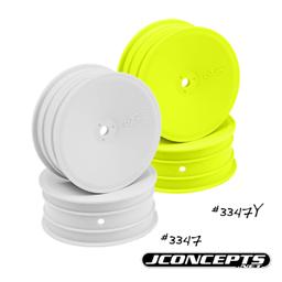 Click here to learn more about the JConcepts, Inc. Front Mono,12mm Hex Wheel, White: B4.1, RB5.