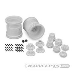 Click here to learn more about the JConcepts, Inc. Midwest 2.2 MT 12mm Hex Wheel w/Adaptor, White(2).