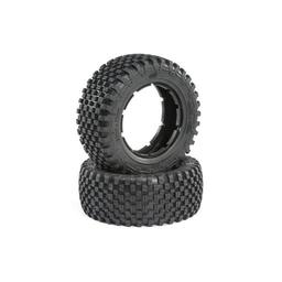 Click here to learn more about the Losi Tire Set, Firm (2):  5ive-T 2.0.