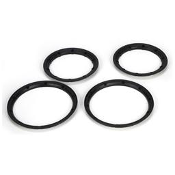Click here to learn more about the Losi Beadlock Set, Inner & Outer Black (2): 5IVE-T.