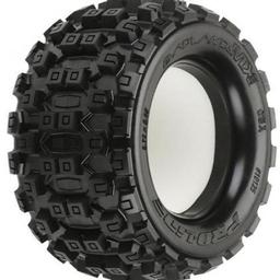 Click here to learn more about the Pro-line Racing Badlands MX28 2.8 TRA Style Bead, Truck Tire (2).