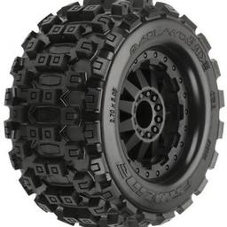 Click here to learn more about the Pro-line Racing Badlands MX28 2.8, Mnt F-11 Blk Whl(2): Fr EST,ERU.