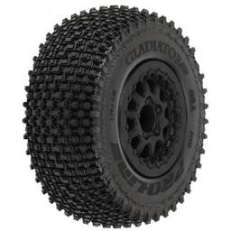 Click here to learn more about the Pro-line Racing Gladiator SC 2.2,3.0 M2 Mnt Renegade Whl, Blk:SLH.