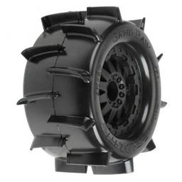 Click here to learn more about the Pro-line Racing Sand Paw 2.8,TRA Bead, Mnt F11 Blk Whl:JATO,NST(2).