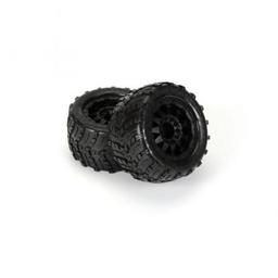 Click here to learn more about the Pro-line Racing Shockwave 3.8 TRA Bead F-11 Blk 1/2 Offst 17mm Whl.