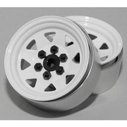 Click here to learn more about the RC4WD 6 Lug Wagon 1.9 Stamped Beadlock Wheel, White (4).