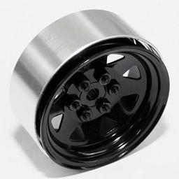 Click here to learn more about the RC4WD 6 Lug Wagon 1.9 Stamped Beadlock Wheel, Black (4).