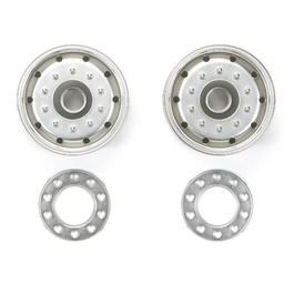 Click here to learn more about the Tamiya America, Inc 1/14 Metal Plated Wheel 30mm/Matte Finish/Bearing.