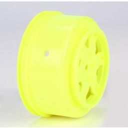 Click here to learn more about the Team Losi Racing Wheel, Yellow (2): 22SCT.