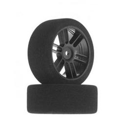 Click here to learn more about the John's BSR Racing Front 26mm Nitro Touring Foam Tire, Blk Whl, 32(2).