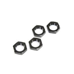Click here to learn more about the Losi Wheel Nuts, Black (4): 5ive-T 2.0.