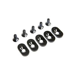Click here to learn more about the Losi EngineMntInsert&Screws, BLK, 18T(5): 5ive-T 2.0.