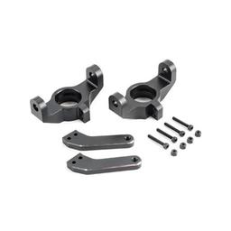 Click here to learn more about the Losi Front Spindle Set, Black Aluminum: MTXL.