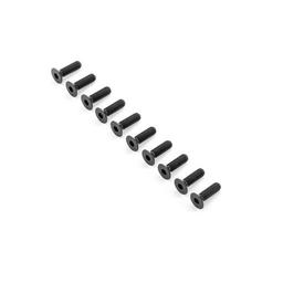 Click here to learn more about the Team Losi Racing Flat Head Screws, M6x20mm (10).