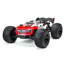 Click here to learn more about the ARRMA 1/10 KRATON 4x4 4S BLX RTR Red.