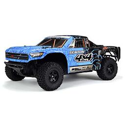 Click here to learn more about the ARRMA 1/10 Senton Mega 4x4 Brushed 4WD SC Blue/Black.