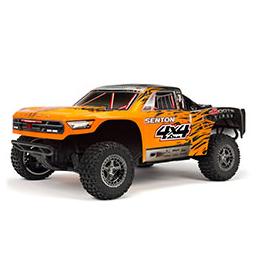 Click here to learn more about the ARRMA 1/10 Senton 4X4 3S BLX 4WD SC (Orange/Black).
